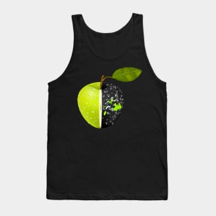 Transparent Green Apple Tank Top